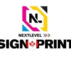 Next Level Sign and Print