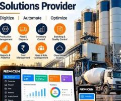 RMC Plant ERP Solutions Provider for Concrete Plant Management