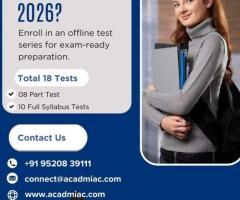 Acadmiac's Test Series Offline for NEET/JEE Exam