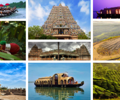 South India Tour Packages with Kerala Backwater