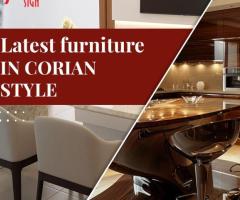 Latest Furniture in Corian Style for Modern Interiors