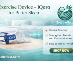 Snoring Exercise Device for Better Sleep | BreatheNest
