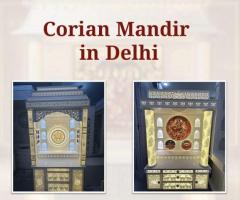 Corian Mandir in Delhi for Elegant and Modern Home Temples