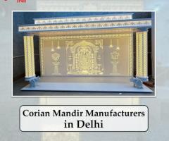 Corian Mandir Manufacturers in Delhi for Elegant Designs
