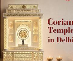 Corian Temple in Delhi for Modern Spiritual Interiors