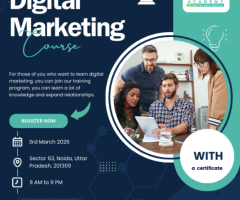 Build Your Future with the Best Digital Marketing Certification in Noida