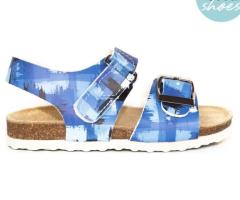 T97 Blue Cork Orthopedic Sandals for Boys | Comfortable Everyday Support