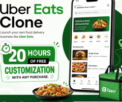 Zipprr Uber Eats Clone — Customizable Food Ordering System
