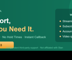 Stan Contact Number Australia — 24/7 Toll-Free Support
