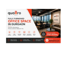 Fully Furnished Office Space in Gurgaon – Premium Workspaces by Quattro Spaces