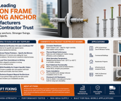 Why Contractors Choose High-Performance Nylon Frame Fixing Anchors