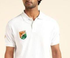 Motherland White Cotton T-Shirt offers classic style and all-day comfort