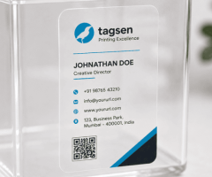 Custom Visiting Card Stickers for Business Branding - 2