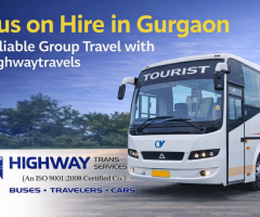 Bus on Hire in Gurgaon for Reliable Group Transportation