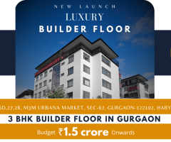 Spacious 3 BHK Builder Floor in Gurgaon for Sale
