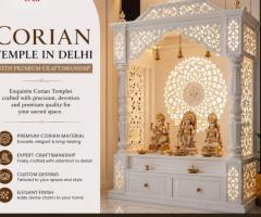 Corian Temple in Delhi with Premium Craftsmanship