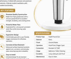 Health Faucet Gun Manufacturers in India – Premium Bathroom Solutions | SpeedBath
