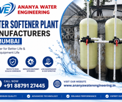 Water Softener Plant Manufacturers in Mumbai
