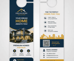 Door Hanger Printing Online From ₹9/Piece | Tagsen