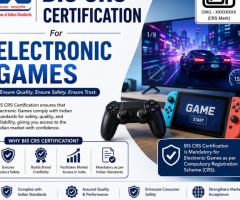 BIS CRS Certification for Electronic Games