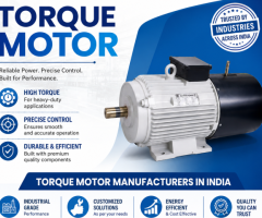 India's Leading Torque Motor Manufacturers for Industrial Machinery