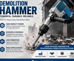 Best Demolition Hammer Manufacturers, Dealers & Wholesalers