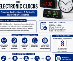 BIS CRS Certification for Electronic Clocks